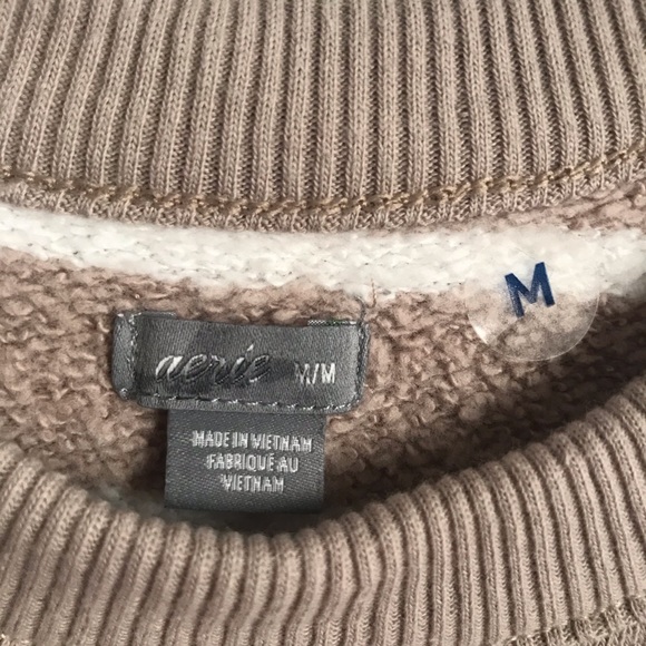 Aerie Halter Striped Sweatshirt Tank Top - Picture 5 of 12